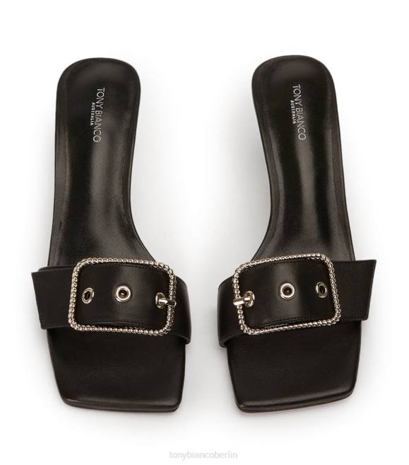 niedrige Absätze| de Tony Bianco Frauen Amy Heels schwarzes Nappaleder 4624273